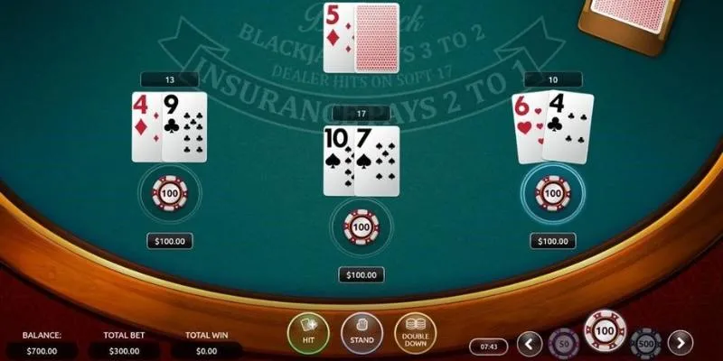 Hướng dẫn cách chơi, quy tắc cược đầy đủ nhất trong ván Blackjack 