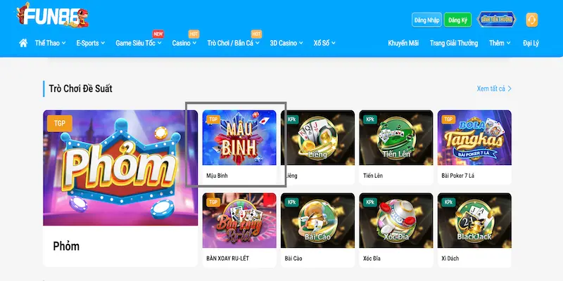 Fun88 - Địa chỉ đánh bài mậu binh cực uy tín